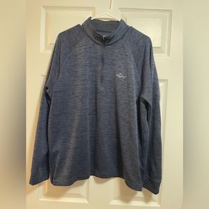 Greg Norman Amber Tex Performance Fleece Golf Sweater 1/4 Front Zip Size L